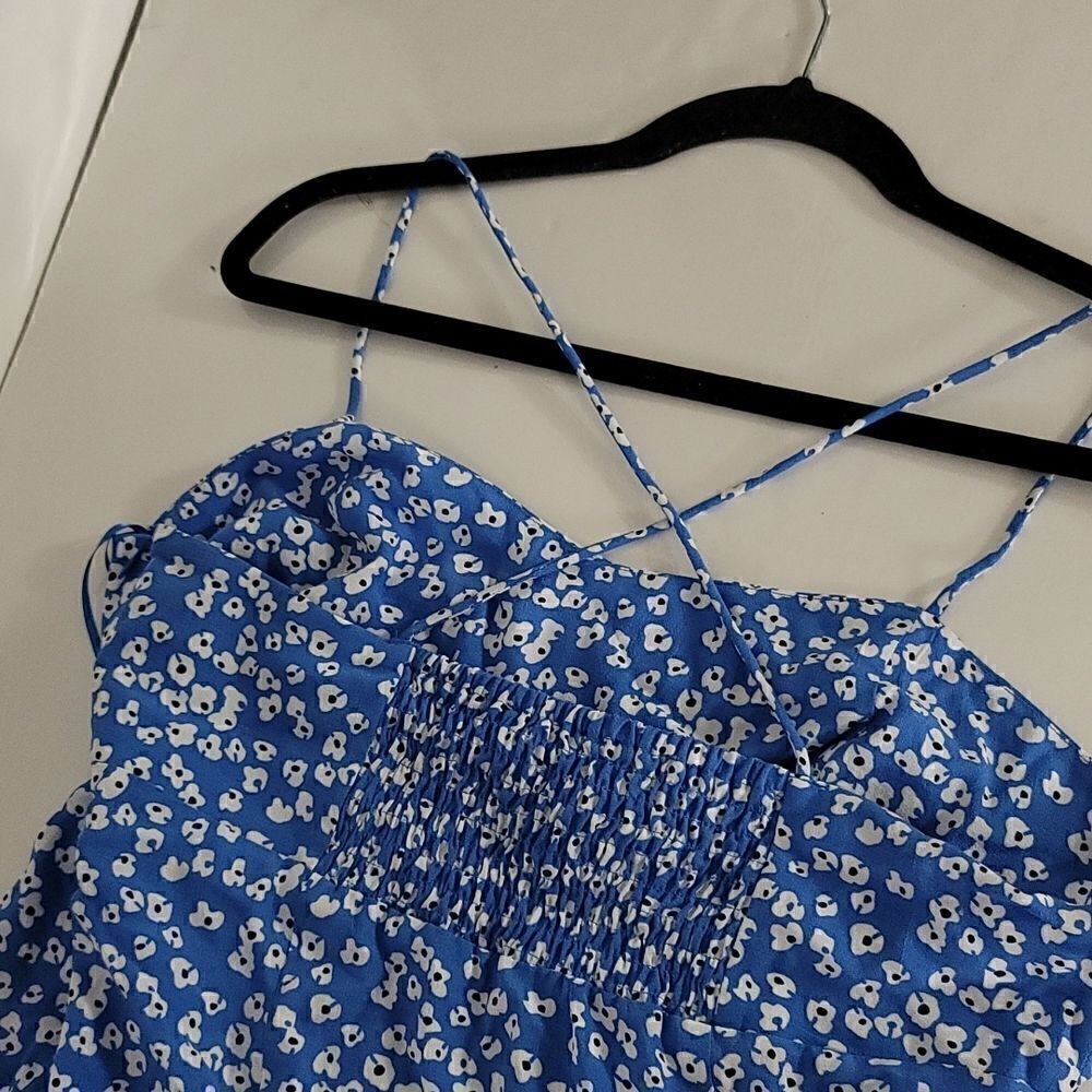 Zara NWT Printed Mini Dress Size XL - Picture 5 of 9